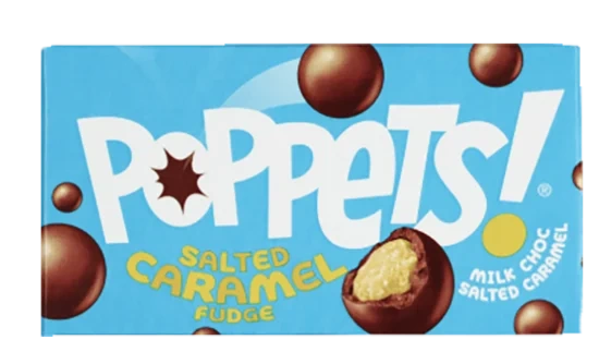 Poppets Salted Caramel Fudge 40g