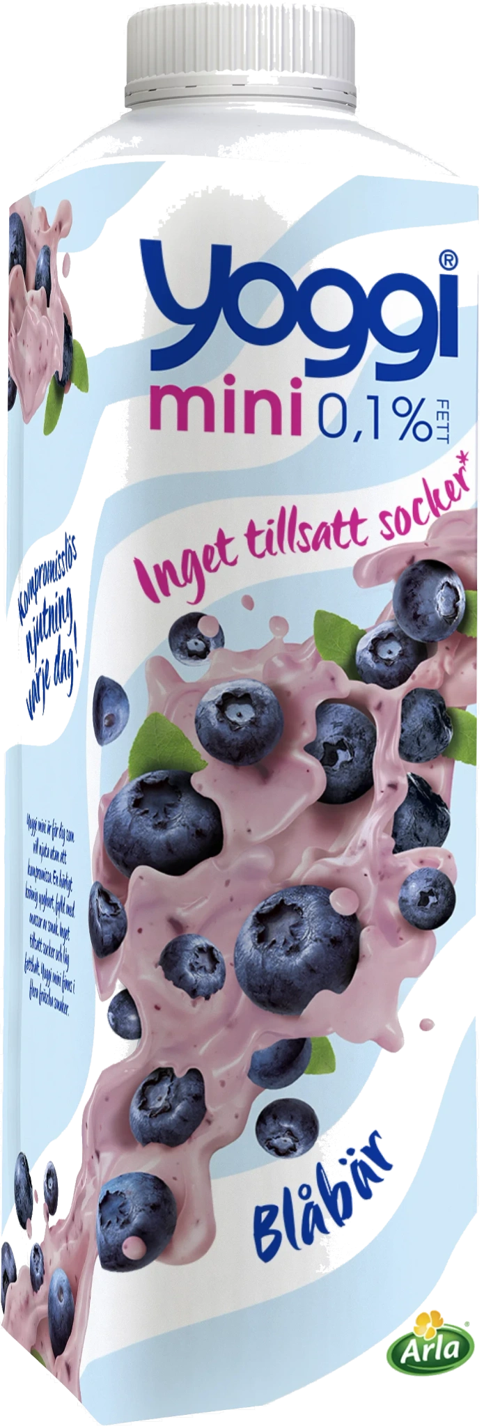 Mini yoghurt blåbär 1000 g