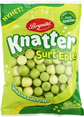 Brynild Knatter Surt Eple