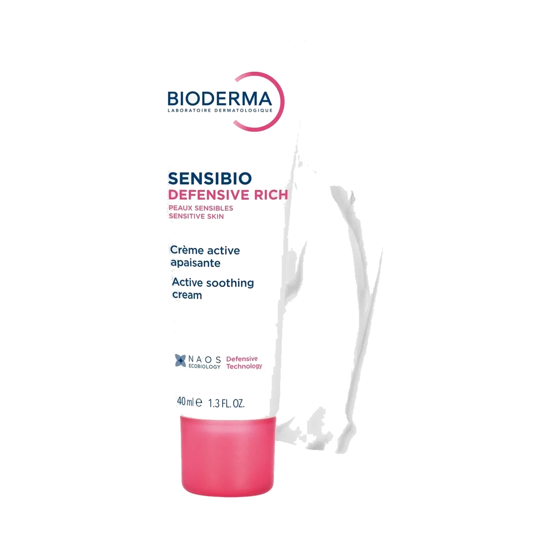 Bioderma Sensibio Defensive Rich Ansiktskrem, 40 ml