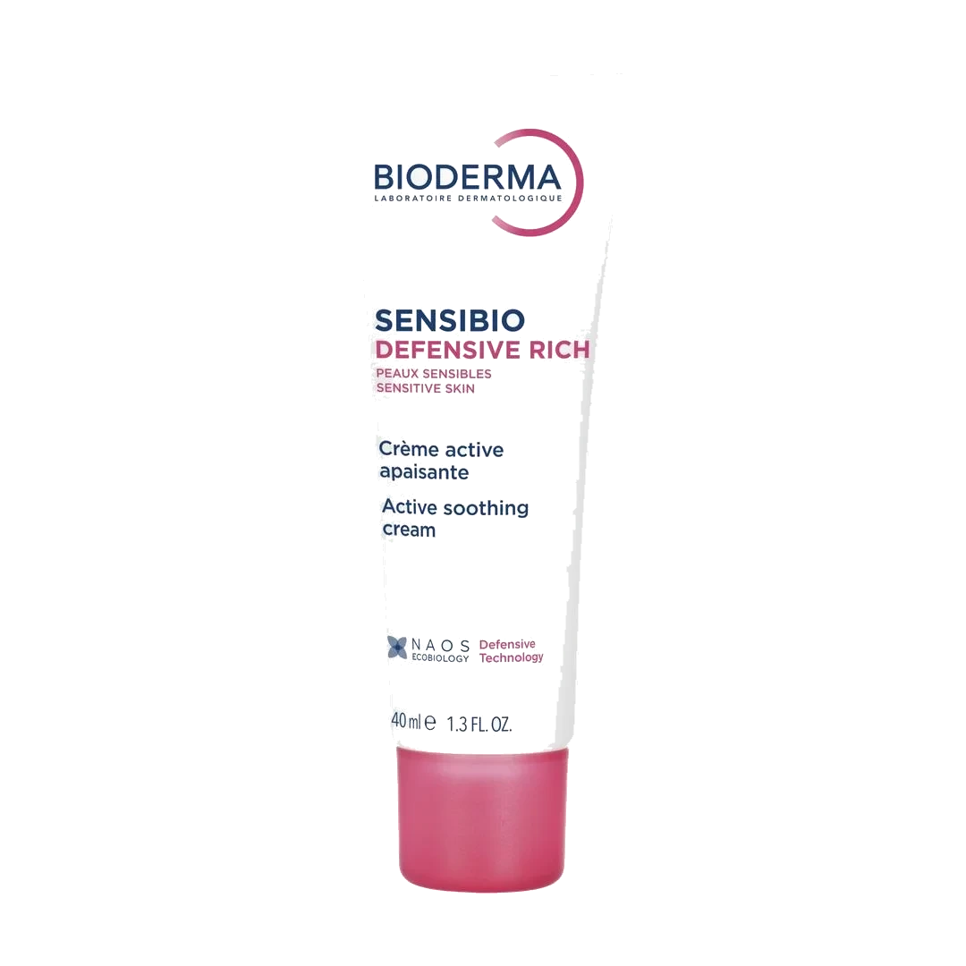 Bioderma Sensibio Defensive Rich Ansiktskrem, 40 ml