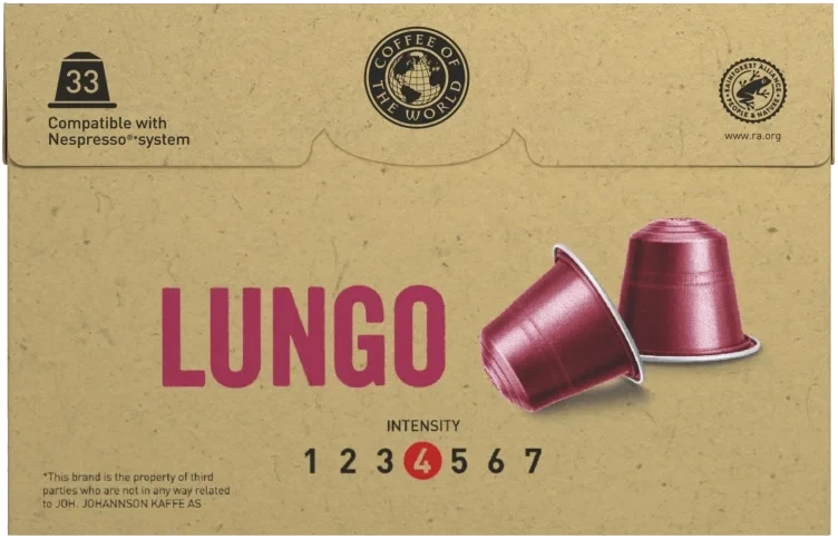 Cotw Lungo Kapsel 33stk