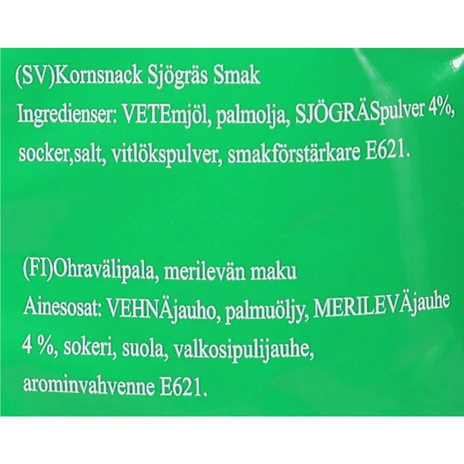 Majssnacks Sjögräs