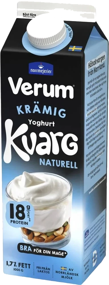 Yoghurtkvarg Naturell Laktosfri 1,7%