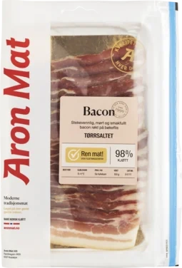 Tørrsaltet Bacon 150g