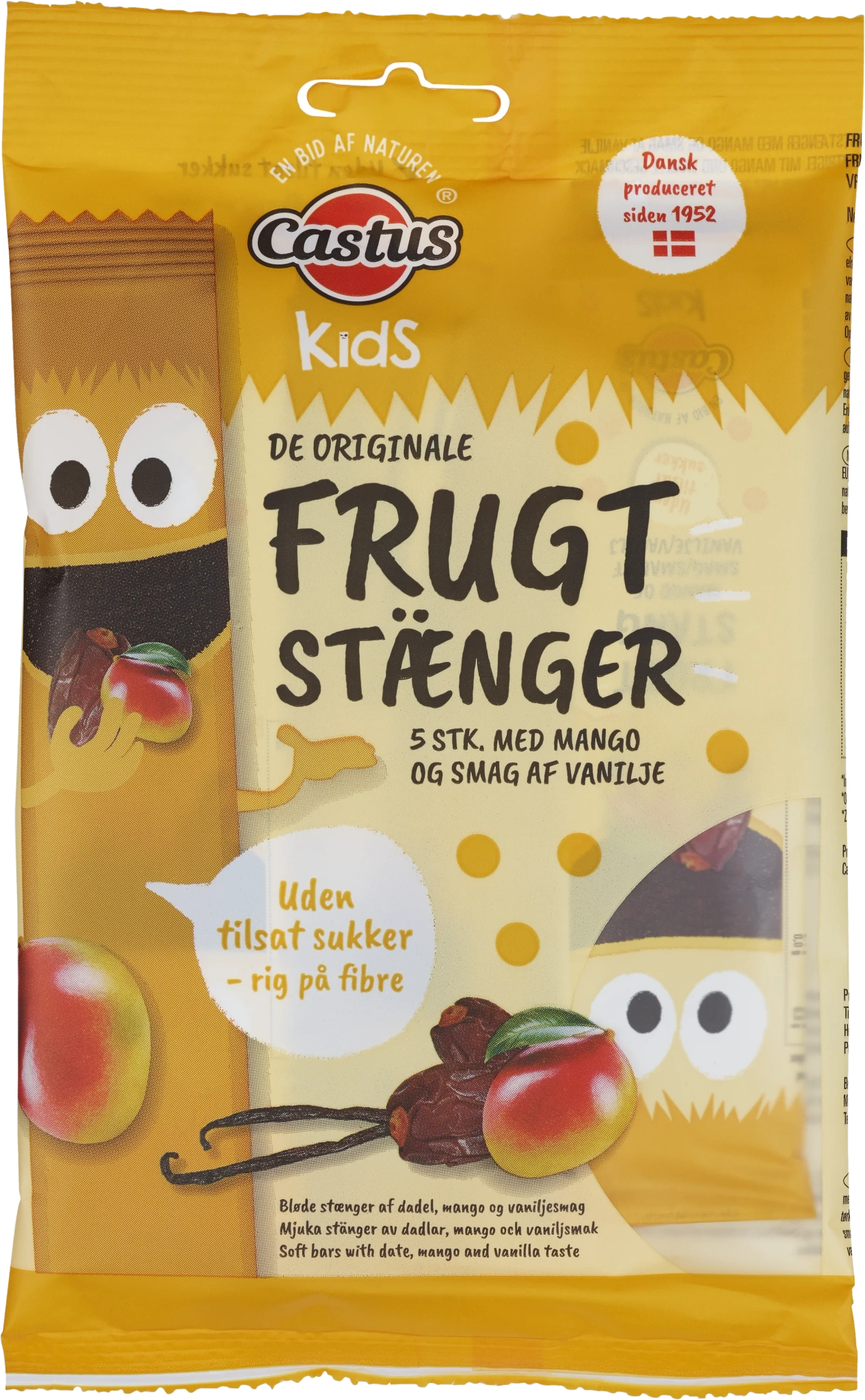 Fruktstång Mango & vanilj 5-pack