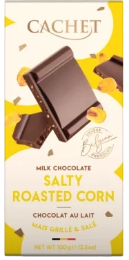 Cachet Milk Chocolate Salty Roasted Corn 100g