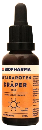 Betakaroten Dråper 30ml
