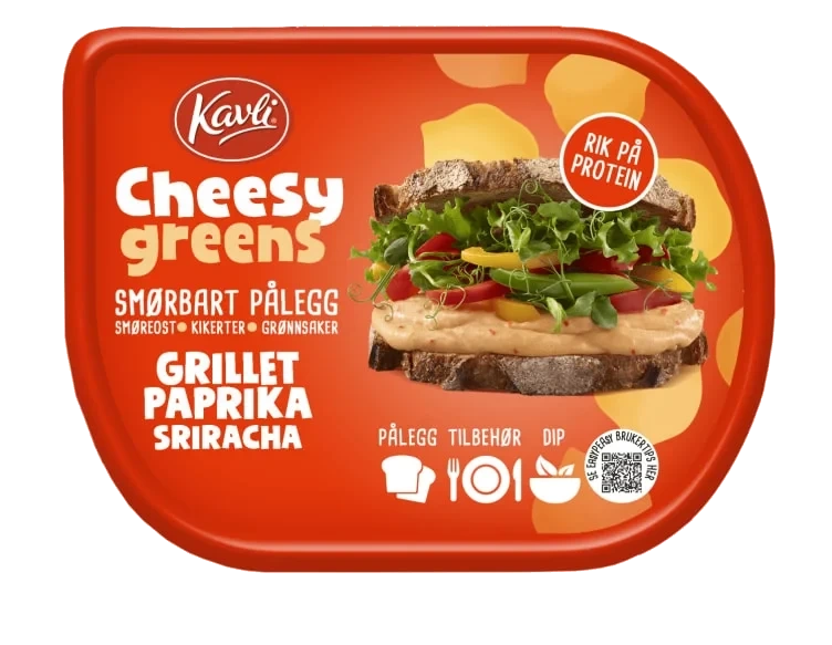 Kavli Cheesy Green Grillet Paprika&Sriracha Beg 165g