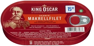 Skinnfri Makrellfilet 160g