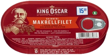 Skinnfri Makrellfilet 160g