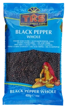 Black Pepper Whole 400g Trs