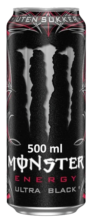 Monster Ultra Black 500ml bx