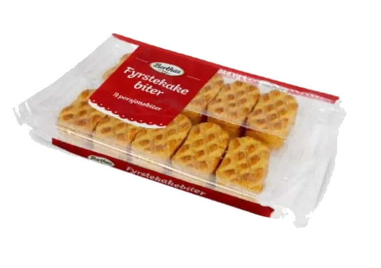 Fyrstekakebiter 10stk 220g Berthas