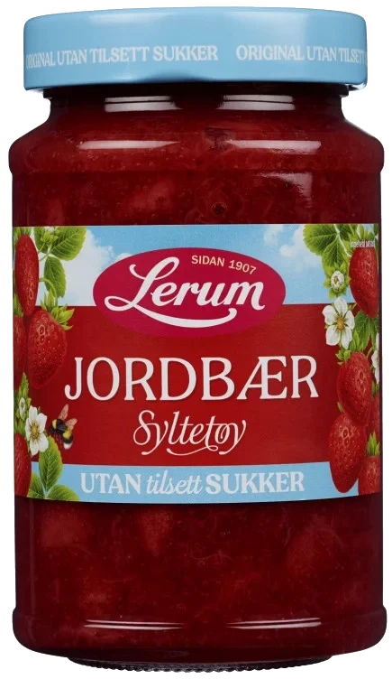 Jordbærsyltetøy Original Utan Tilsett Sukker 425g
