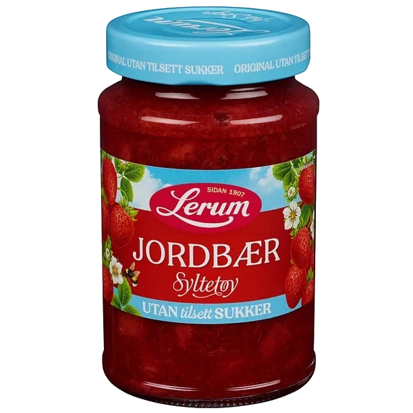 Jordbærsyltetøy Original Utan Tilsett Sukker 425g