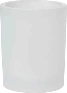 Lysholder Snowy 100x80 Hvit Glass