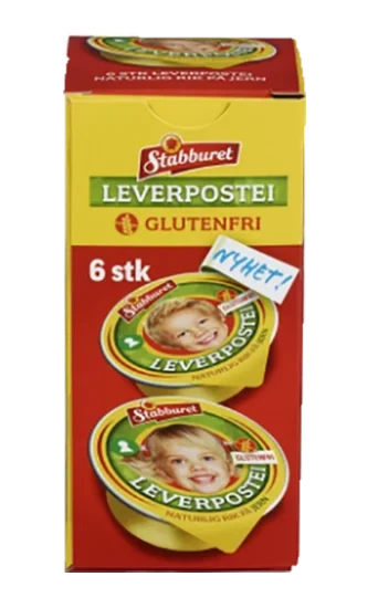 Leverpostei Glutenfri 6x22g