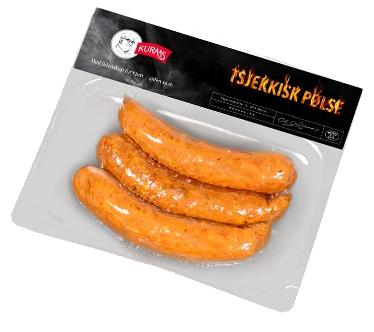 Tsjekkisk Pølse 300gr Kuraas
