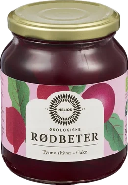 Helios Rødbeter Skivet 340g Økologisk