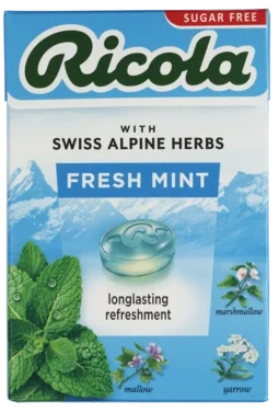 Ricola Fresh Mint Sukkerfri 50g