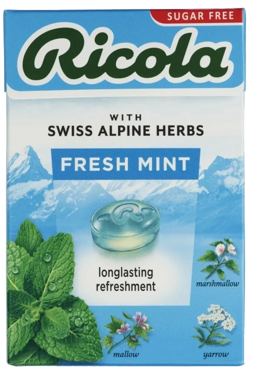 Ricola Fresh Mint Sukkerfri 50g