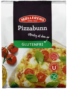 Pizzabunn Mix glutenfri 300g Møllerens