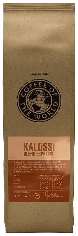 Kalossi Blend Espresso Hel 700g Cotw