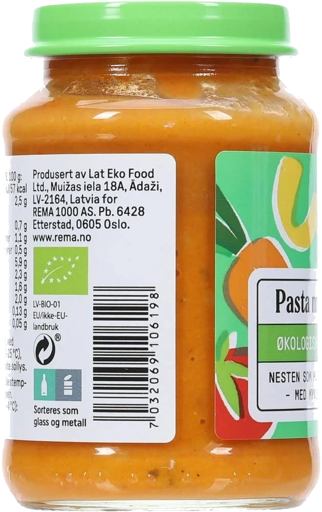 Pasta med grønnsaker