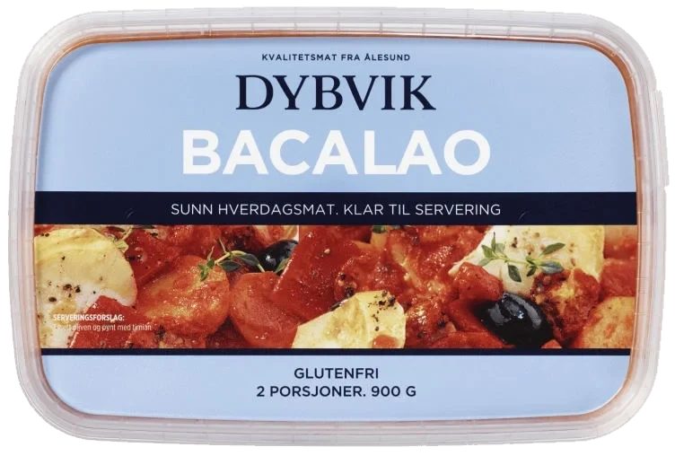 Bacalaogryte Serveringsklar 900g Dybvik