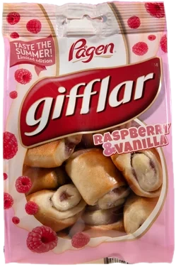 Gifflar Bringebær&Vanilje 260g Pågen