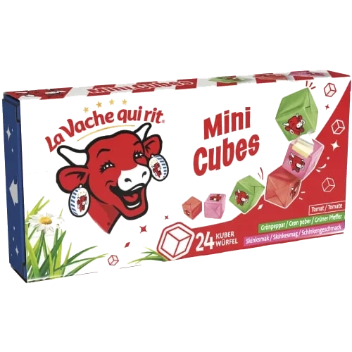 Mini Cubes Rød 125g
