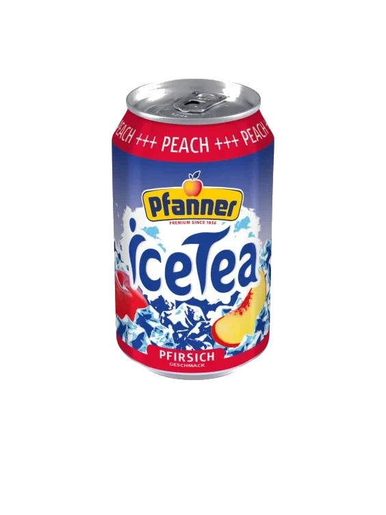 Pfanner Icetea Fersken 0,33l boks