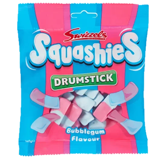 Squashies Drumstick Bubblegum 140g