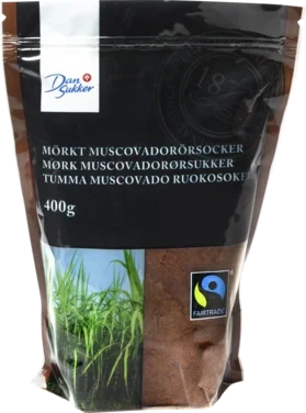 Muscovadosukker Mørkt 400g Dansukker
