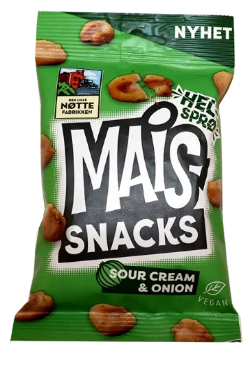 Maissnacks Sour Creme & Onion 55g