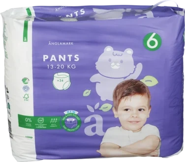 Diaper Pants Xl Size 6