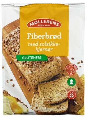 Fiberbrød Glutenfri, 389g