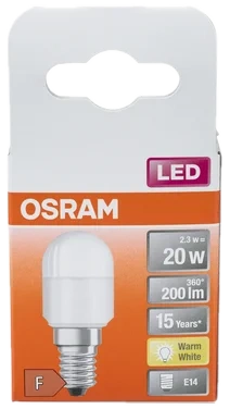 Lyspære Led T26 20 Matt E14 Osram