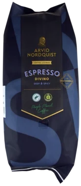 Espresso Nero Divino Kaffe Hele Bønner Arvid Nordquist