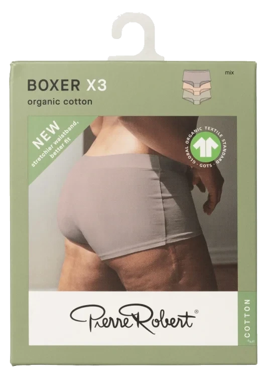 Boxer Cotton Mix S 3stk Pierre Robert