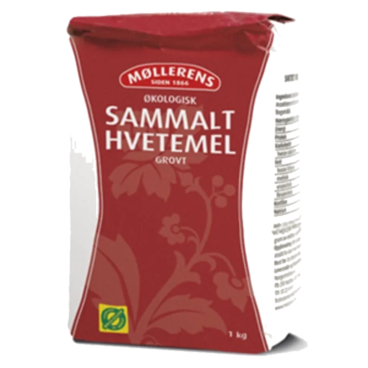 Hvete Sammalt Grov Økologisk 1kg Møllerens
