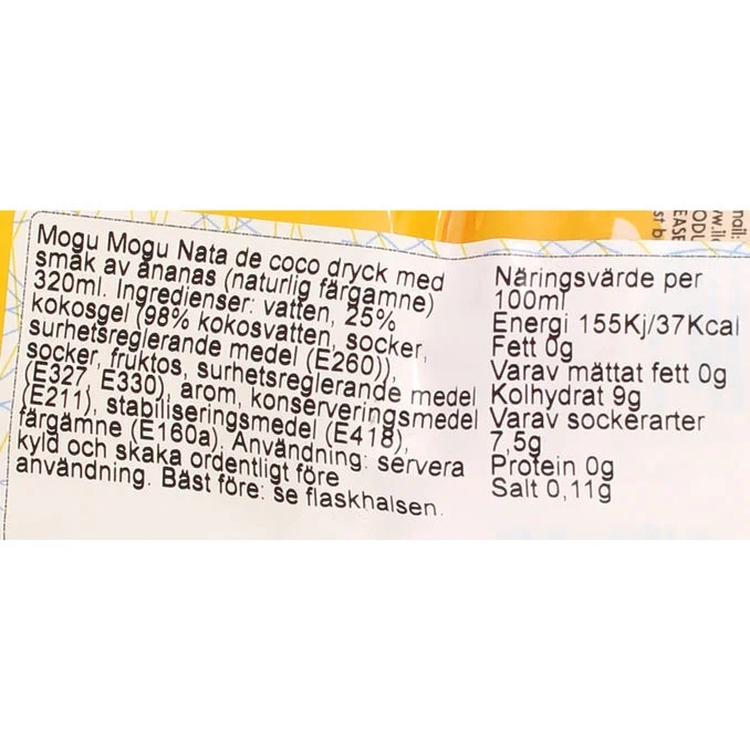 Ananasdryck Nata De Coco