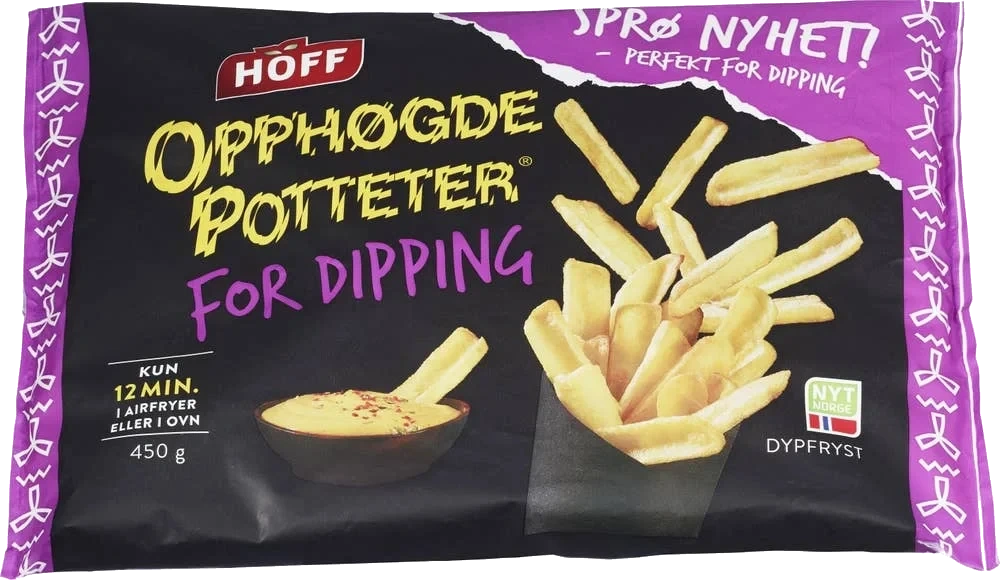 Opphøgde Potteter For Dipping