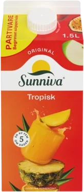 Sunniva Tropisk Juice Original 1.5l Tine