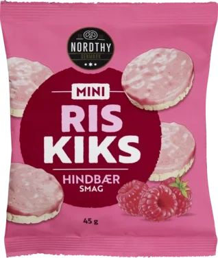 Nordthy Mini Riskiks Hindbær 45g