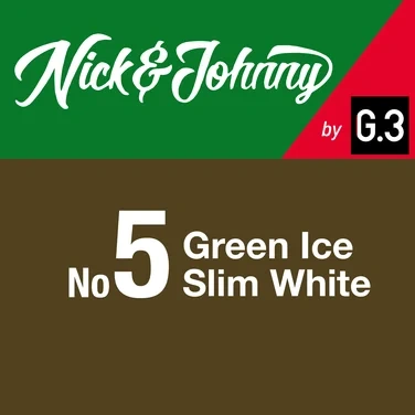 Nick & Johnny No5 Green Ice Slim White