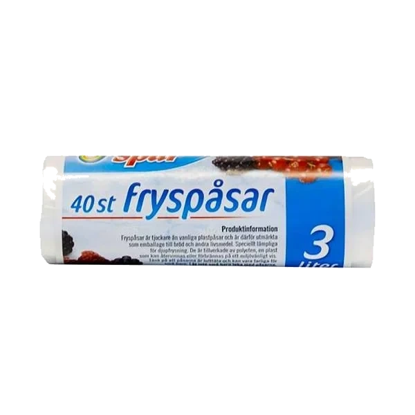 Fryseposer - 3 liter/40stk