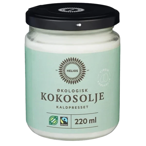 Helios Kokosolje Extra Virgin 220ml Økologisk
