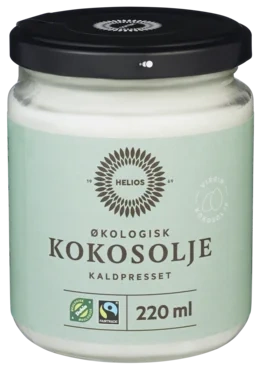 Helios Kokosolje Extra Virgin 220ml Økologisk